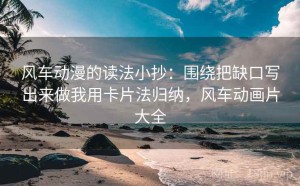 风车动漫的读法小抄：围绕把缺口写出来做我用卡片法归纳，风车动画片大全